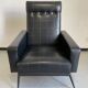 Leatherette armchair
