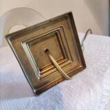 Bronze column-shaped table lamp