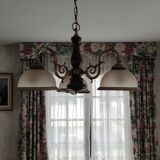 Lustre en bois