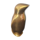 Pingouin en laiton doré