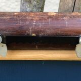 Grand miroir vintage en rotin