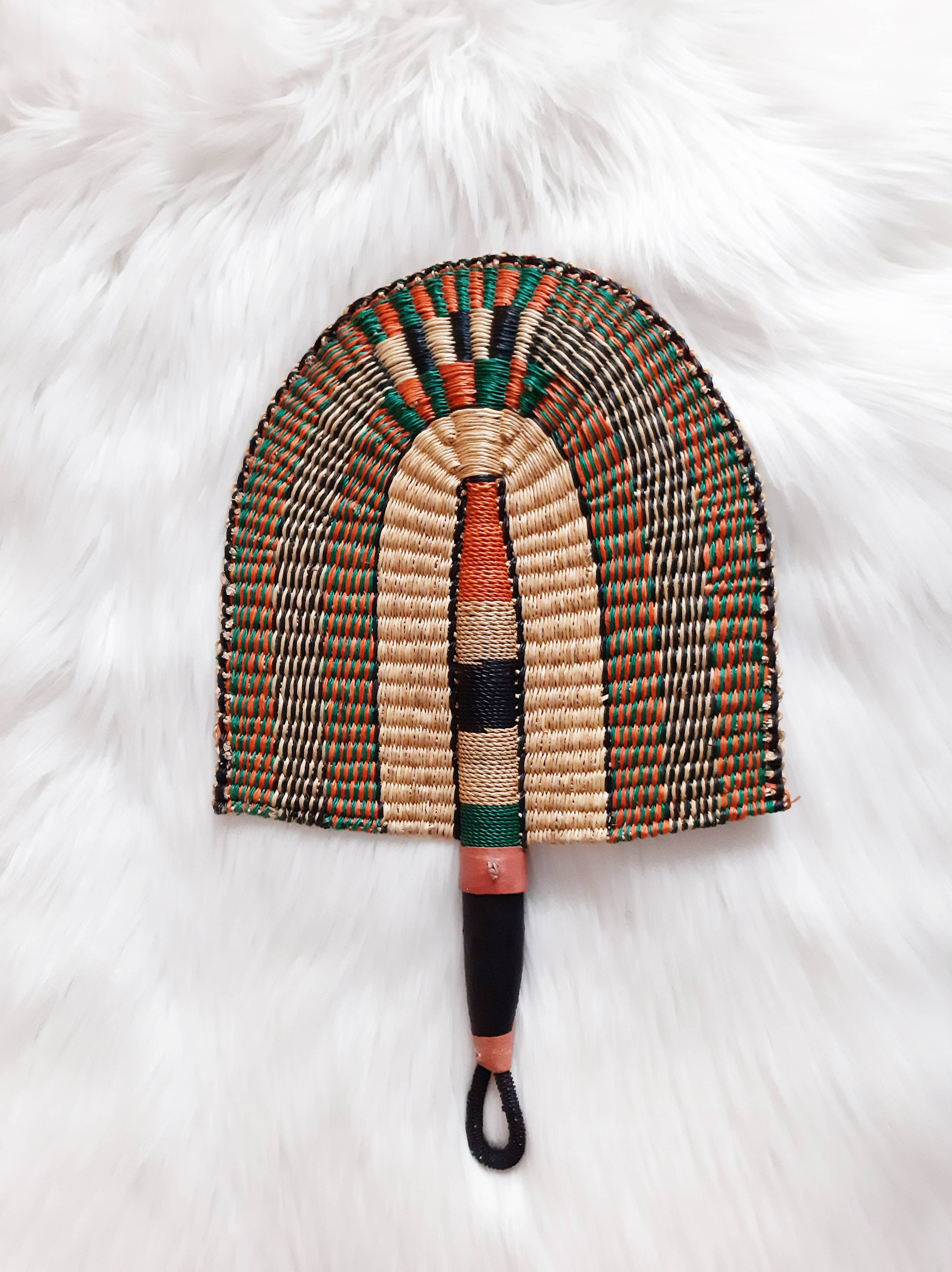 African fan bolga wall decoration of ghana