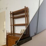 Large two-tone panoramic mirror designed by Marly Frères in Bordeaux CIRCA 1960