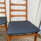 Set of 3 old scandinavian chairs, 60