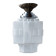 Art Deco "Skyscraper" suspension from the 1930s – Geometric frosted glass