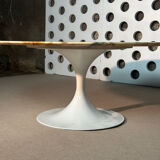 Mid-Century Coffee Table - Marble Tulip Base - Honsel Germany -1960