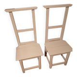 Anciennes chaises d'église