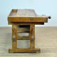 Oak carpenters workbench, circa 1920