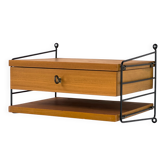 Vintage Wall Shelf by Kajsa & Nils Strinning for String, 1960s