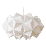 Japanese Style Hand-folded White Paper Pendant Lighting "Siphonia"