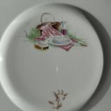 Set of 12 cheese plates France Chavroux 1990s D 21.5
