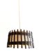 Suspension bois et toile de jute 1970