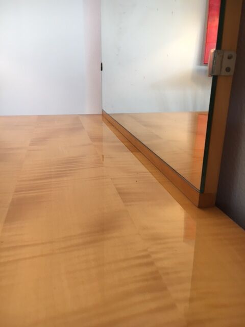 Dressing table in a 1.20m x 1.70m and vintage mirror, 1960's