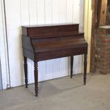 Louis Philippe style mahogany stepped desk, 19th century