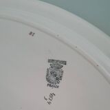 Set of two serving dishes - Sarreguemines Digoin early 20th century