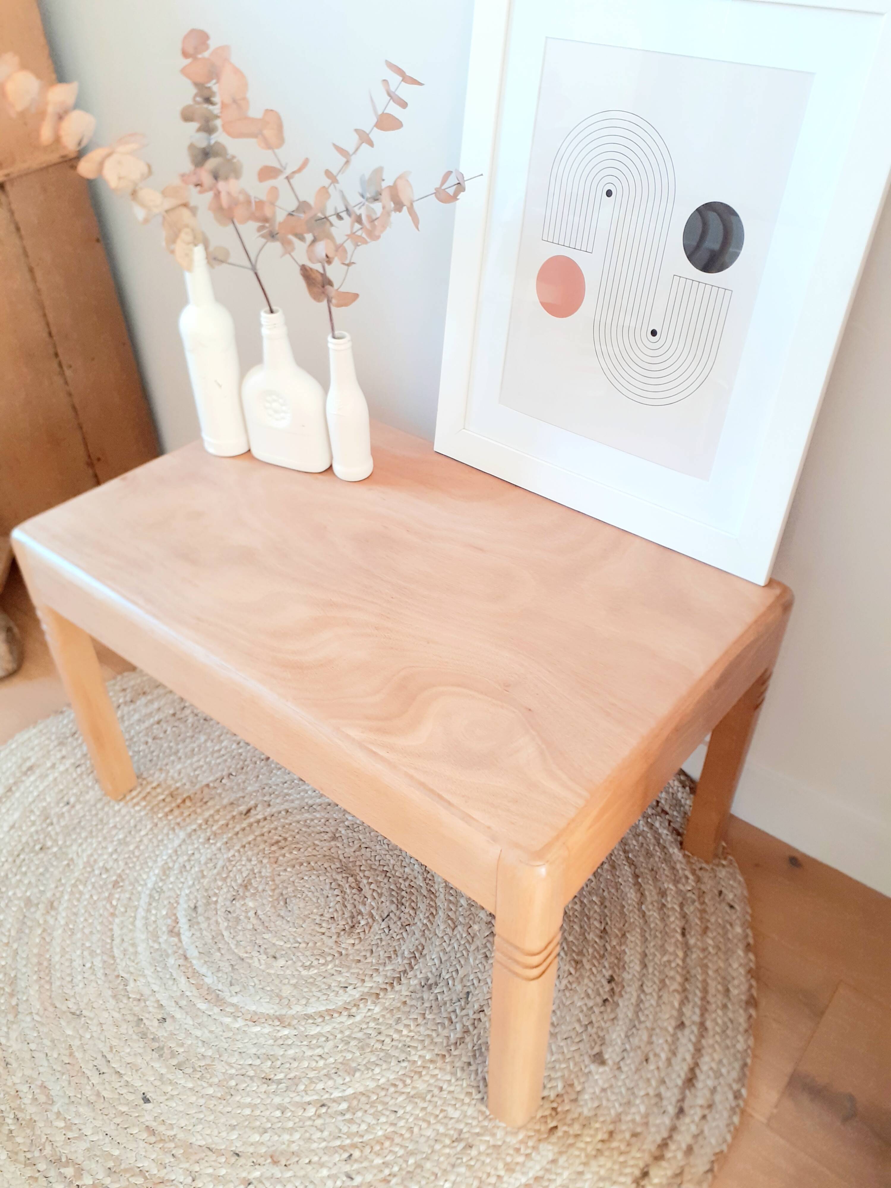Vintage wooden coffee table