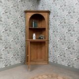 Vintage corner cabinet / pine corner cabinet