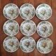 9 assiettes creuses anglaises Mason's