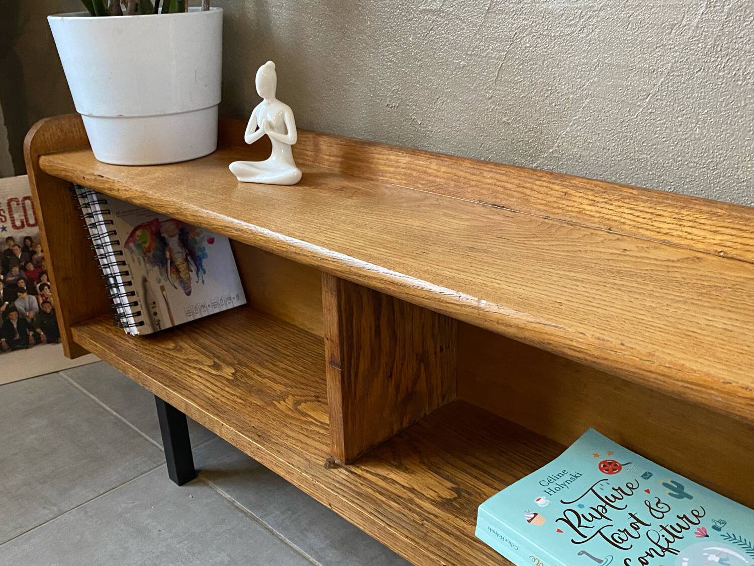 Vintage wooden sideboard (shallow)