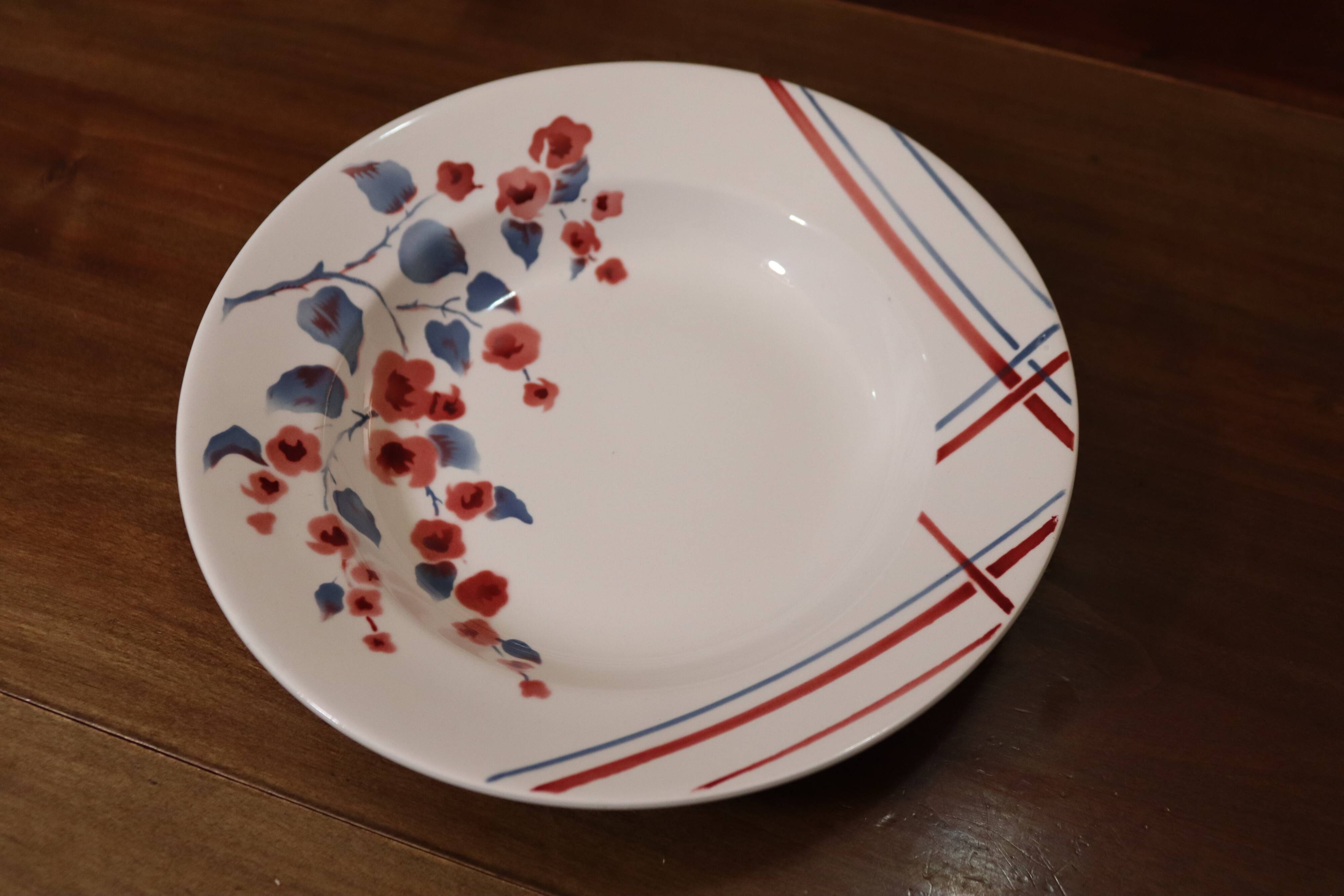 6 hollow plates Sarreguemines and Badonviller