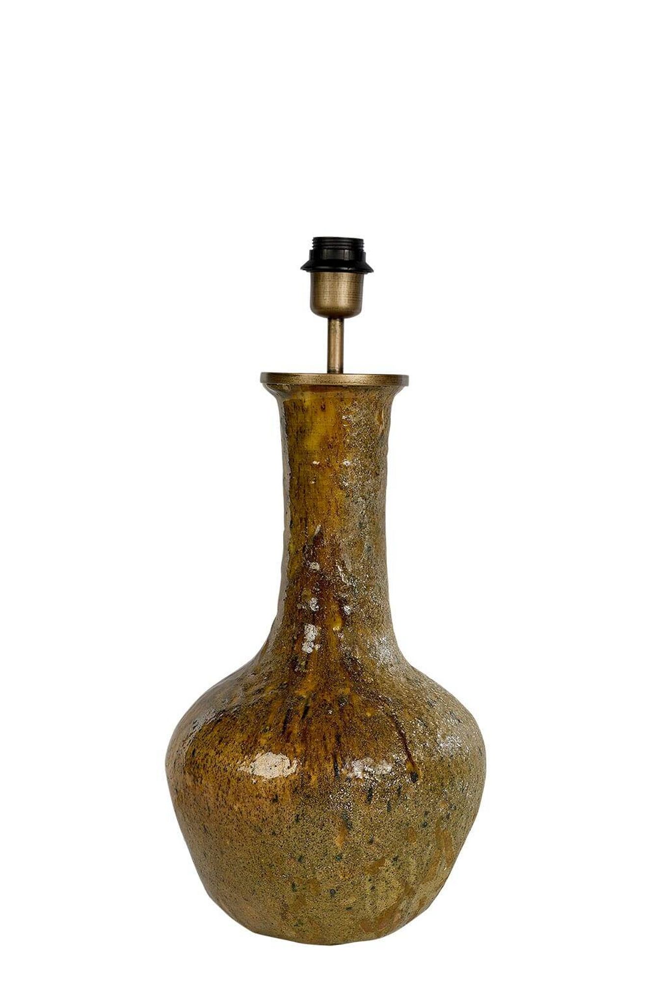 Lampe en Tamegroute nuances d’ocre
