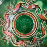 Green enamelled bowls from Ubeda