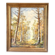 Oil on canvas, glazed wooden frame