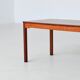 Grande table basse Alberts Tibro en palissandre Danemark 1970