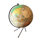 Globe, vintage world map