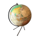 Globe, vintage world map