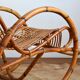 Rattan rocking chair Rohe Noordwolde 50s / 60s