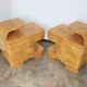 A set of Art Deco bedside tables from the 1940s.