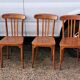 serie de 7 chaises de bistrot monobloc