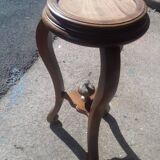 Harness Walnut massif and panache in bronze time Napoleon III