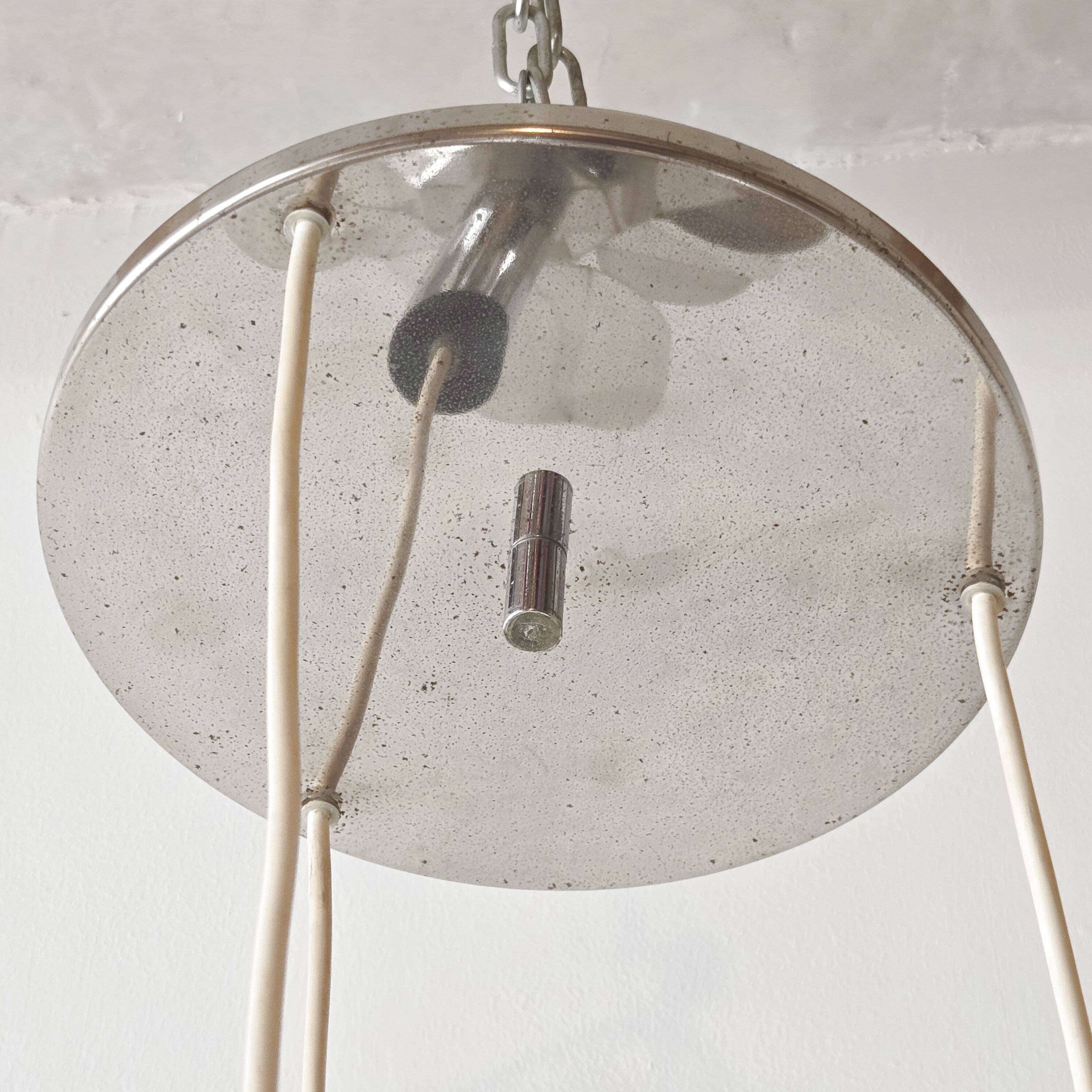 Vintage 1970 waterfall pendant light