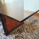Contemporary glass dining table 240 cm 8 pers.