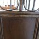 Retro-vintage-Low sideboard-library - cane-wood-rattan-1960s