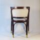 Fauteuil n°715 de Gustave Siegel pour Kohn, 1905. Backhausen