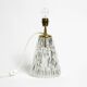 Heavy large Mid Century Modern glass table lamp by Rupert Nikoll Vienna | h