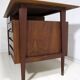 Vittorio Dassi Mid-Century Italian Teakwood Writing Desk and Chair, 1950