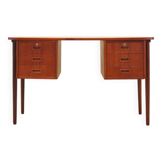 Bureau en teck, design danois, années 1970, production : Danemark