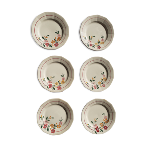 Set de 6 assiettes plates
