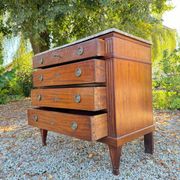 Louis XVI Style Mahogany Chest of Drawers, 19th Century
