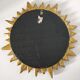 Gold stucco sun mirror 36cm