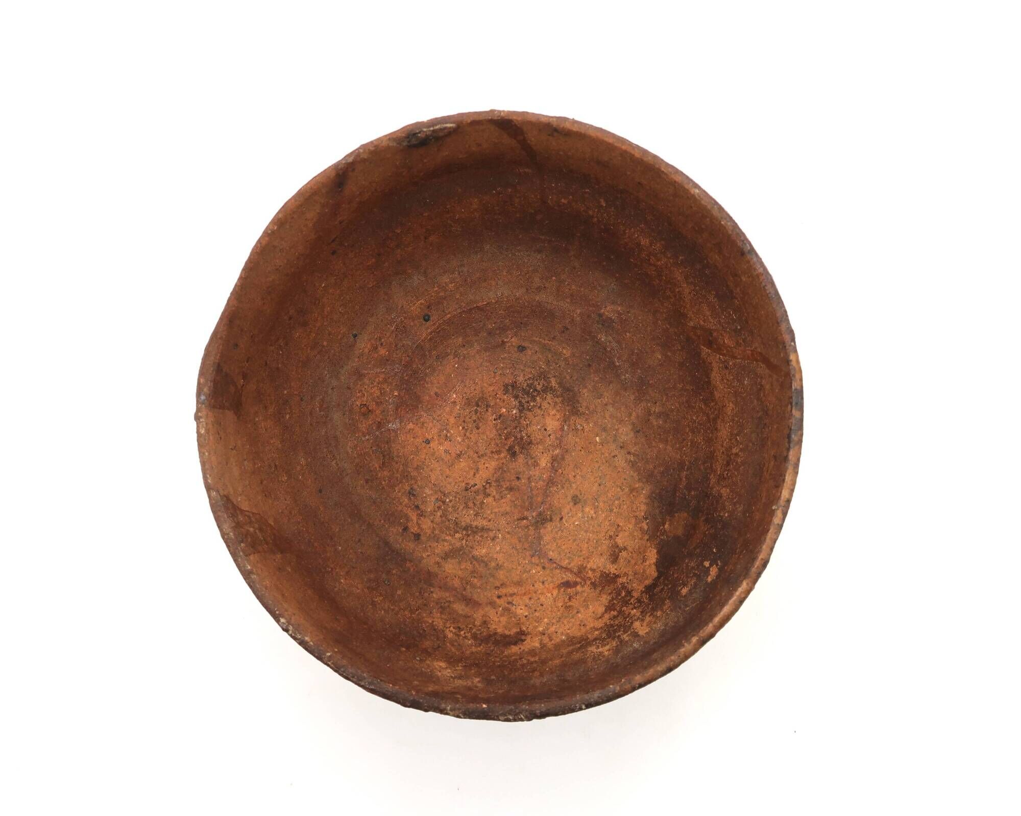 Stoneware bowl wood-fired by Jean Marie Foubert, vintage ceramics.
