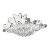 Ouraline Coupe Blown Glass Bohemia Shell Sculpture 1950