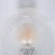 Set of minimalist glass wall lamps Space Age