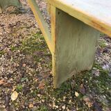 Wooden farm bench