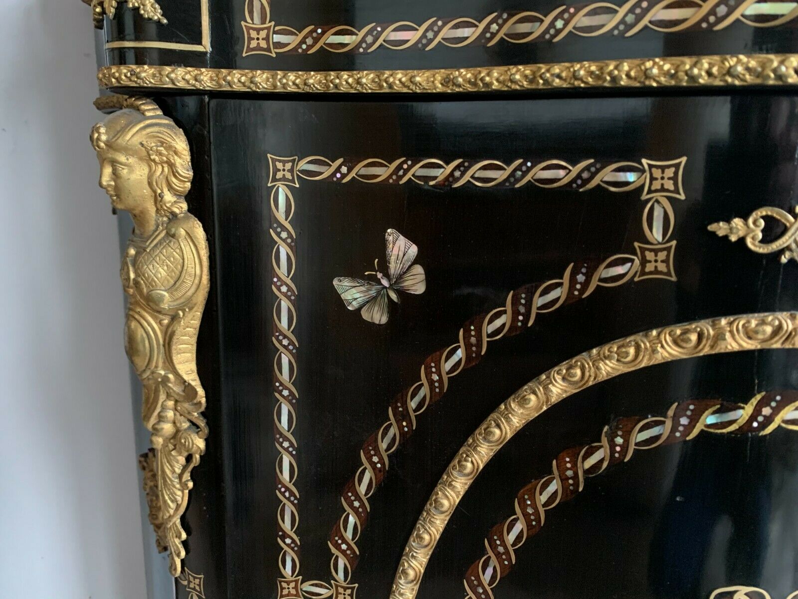 Curved furniture with support height Napoleon III Buffet Napoleon III 19th century
