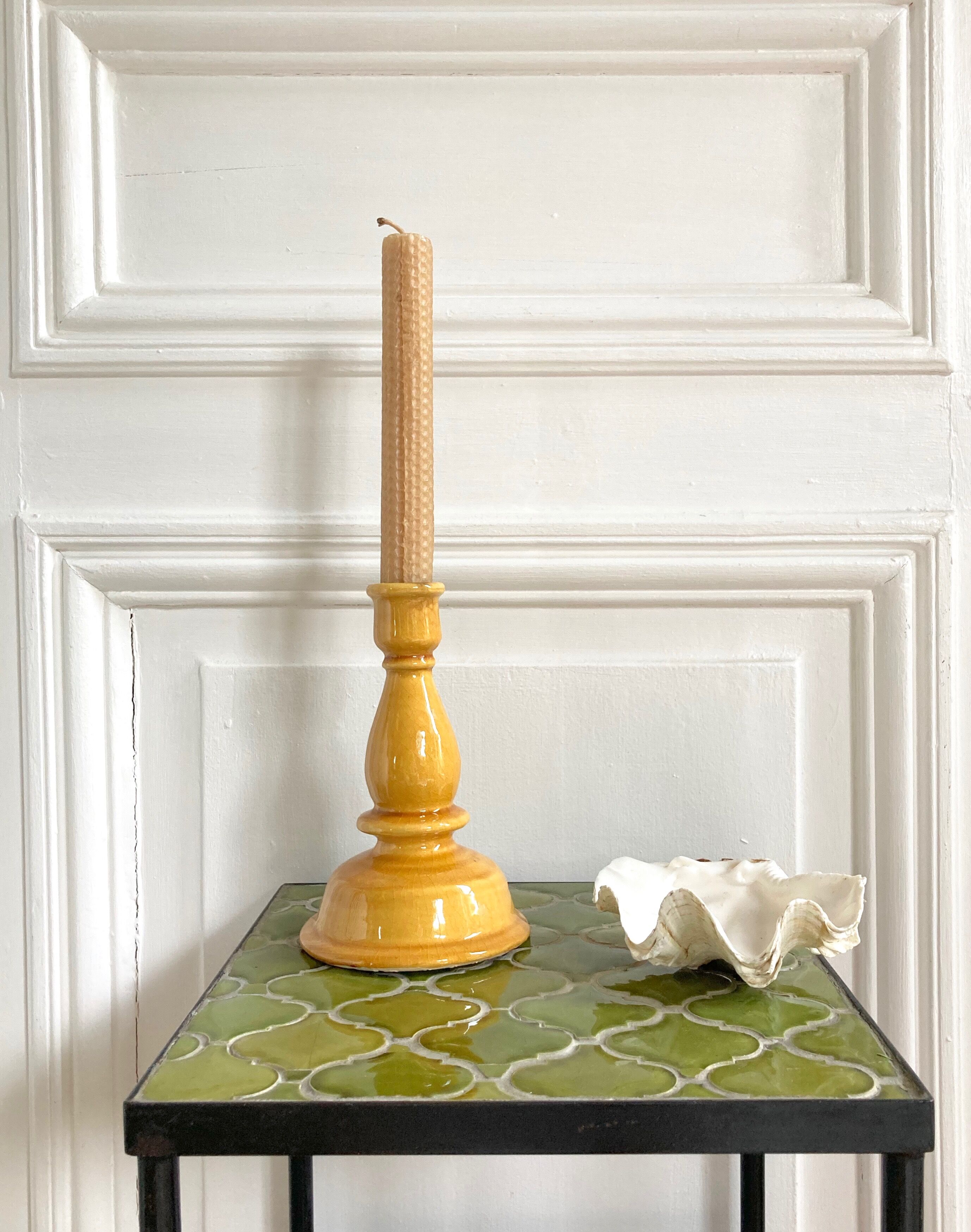 Ceramic candle holder